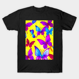 CUTE AND PRETTY  BUTTERFLY PATTERN T-Shirt